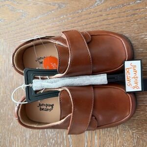 New Jumping Beans Tan Kids Dress Shoes size 9 toddler